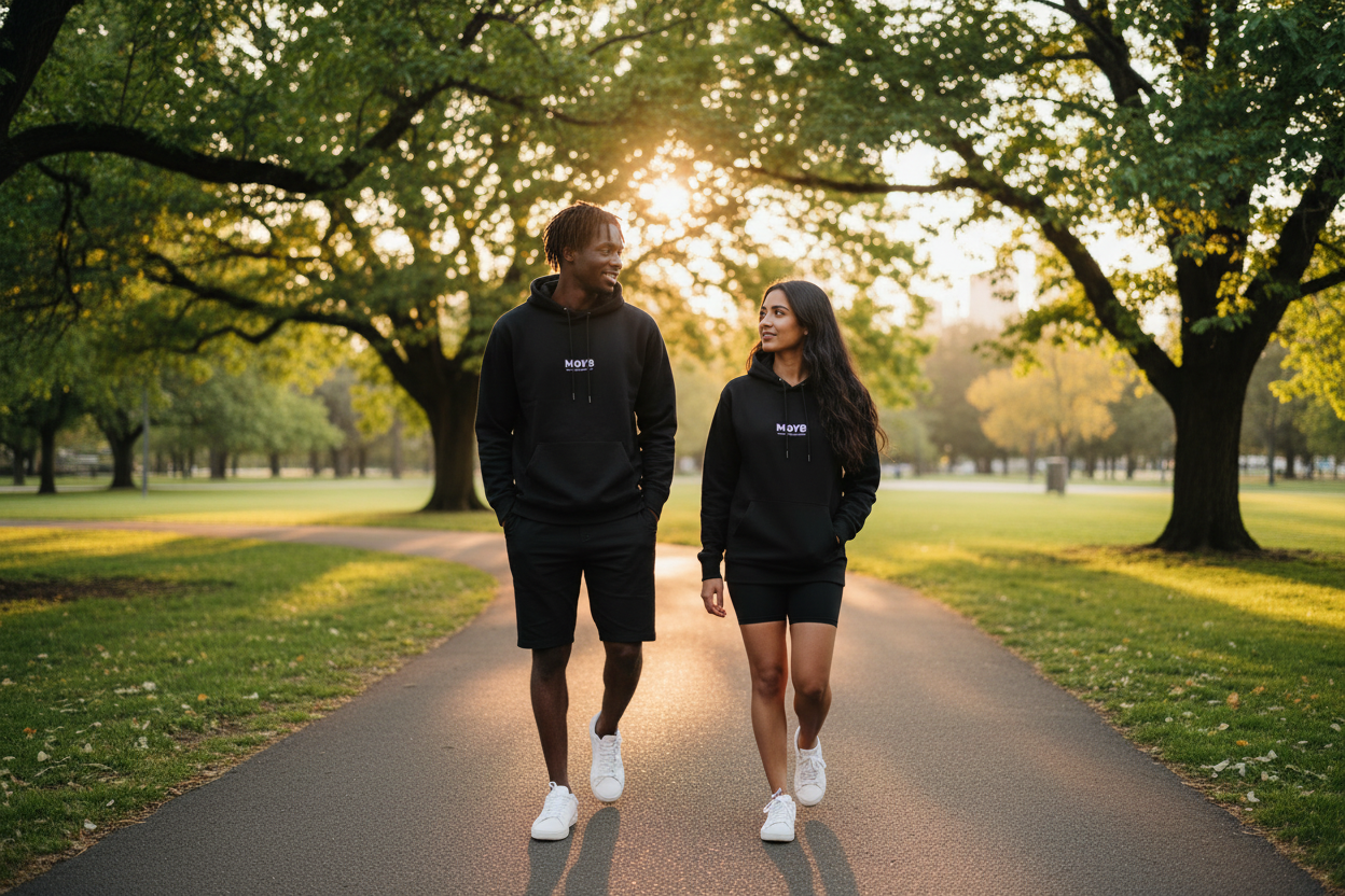 MoYB Mindful Hoodie Black Park